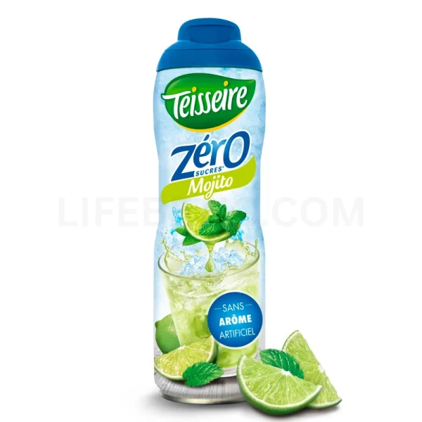 Teisseire Sirop zéro sucre 60cl MOJITO