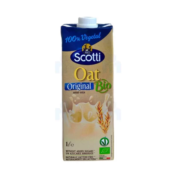 Boisson végétale d'avoine original bio sans sucres ajoutés 1L - SCOTTI