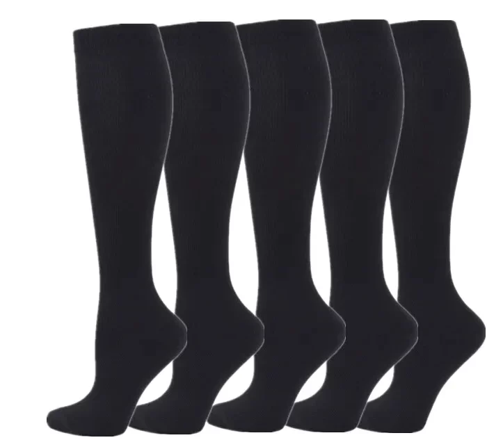 LifeBetic™ 5-Pair Compression Socks (20-30 mmHg)