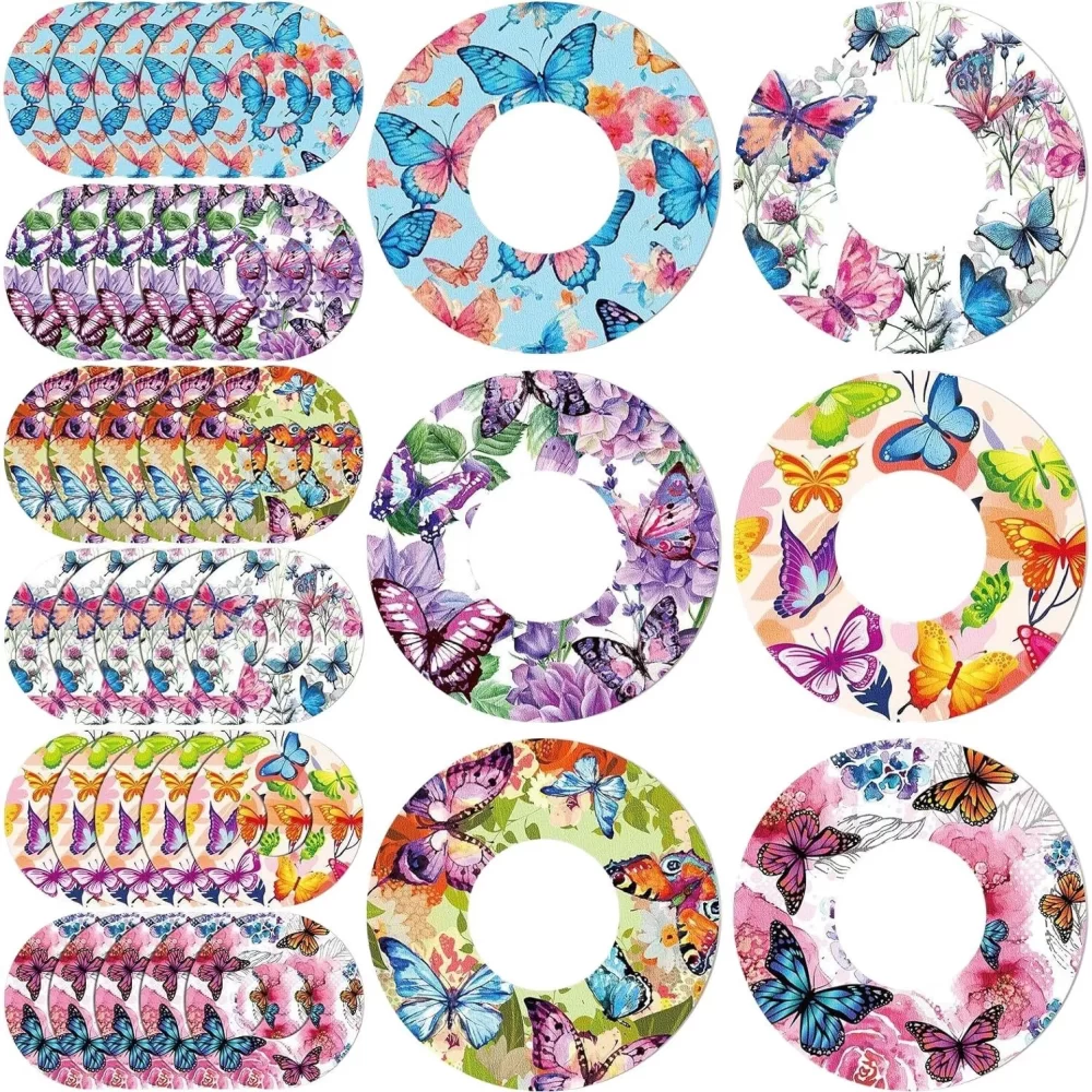 LifeBetic™ Libre 2/3 Sensor Patches – Waterproof Floral CGM Covers (10-Pack, Sweat-Resistant) - Image 4