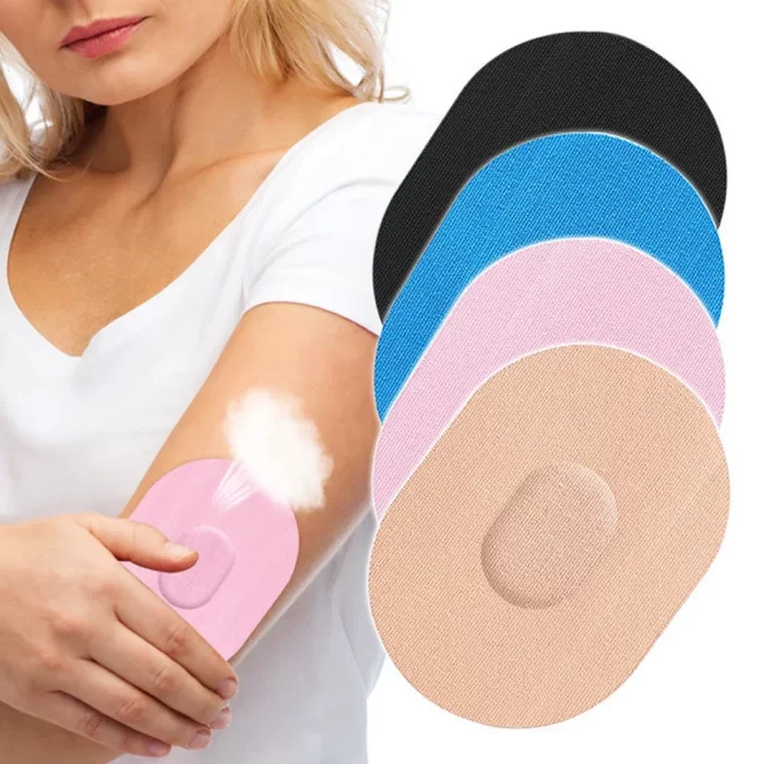 10pcs Waterproof Adhesive Patches for Freestyle Libre – Clear CGM Sensor Covers, Sweatproof Long-Lasting Overpatch Tape