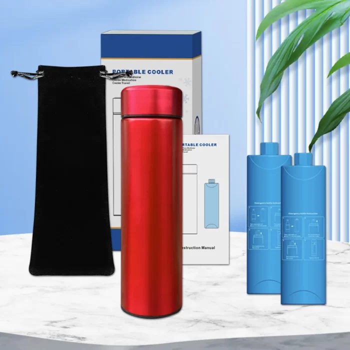 Mini Insulin Refrigerator Box for Car Travel Outdoors Household Insulin Cooler Refrigerated Cup Medicine Cooling Case