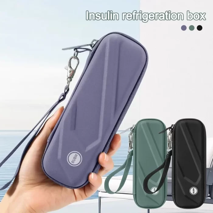 EVA Insulin Cooling Bag – Waterproof Thermal Insulated Pocket Pill Protector with Gel for Diabetics