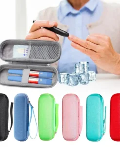 insulated thermal travel bag — waterproof eva cooling case for temperature sensitive items | compact & lightweight
