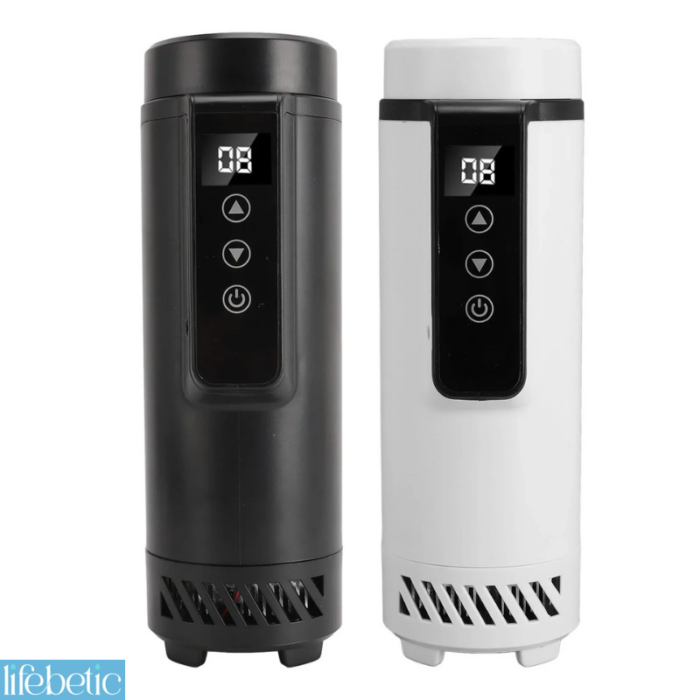 Stainless Steel Cooler Box with Digital Temperature Display – Portable Vacuum Insulated Case