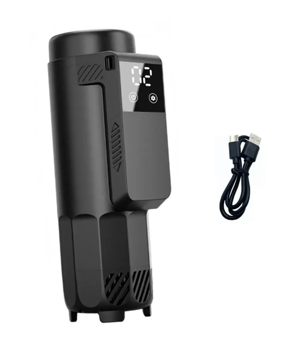 stainless steel cooler box with digital temperature display – portable vacuum insulated case