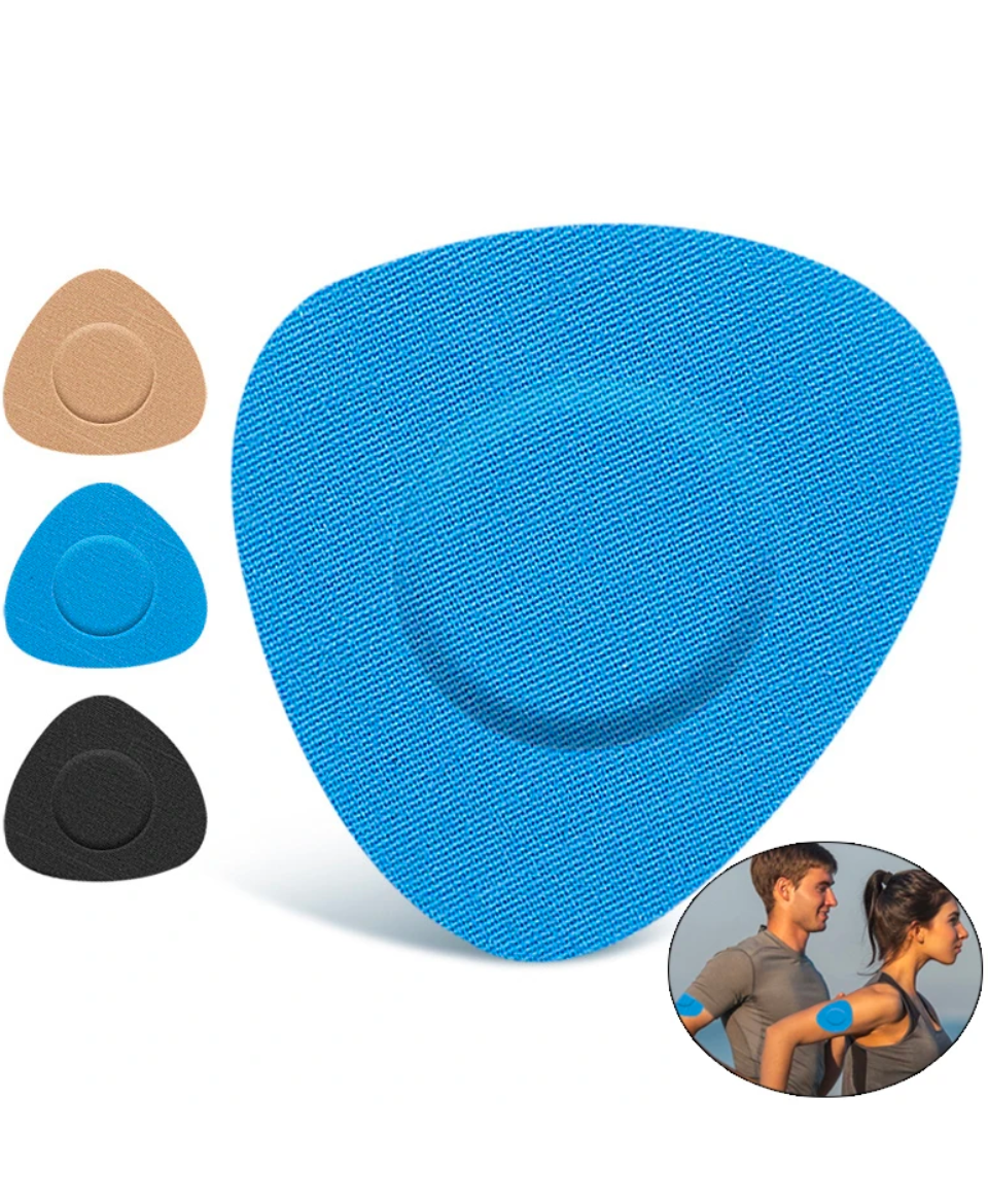 transparent adhesive sensor patches for freestyle libre – waterproof cgm overpatch tape – 20 pack
