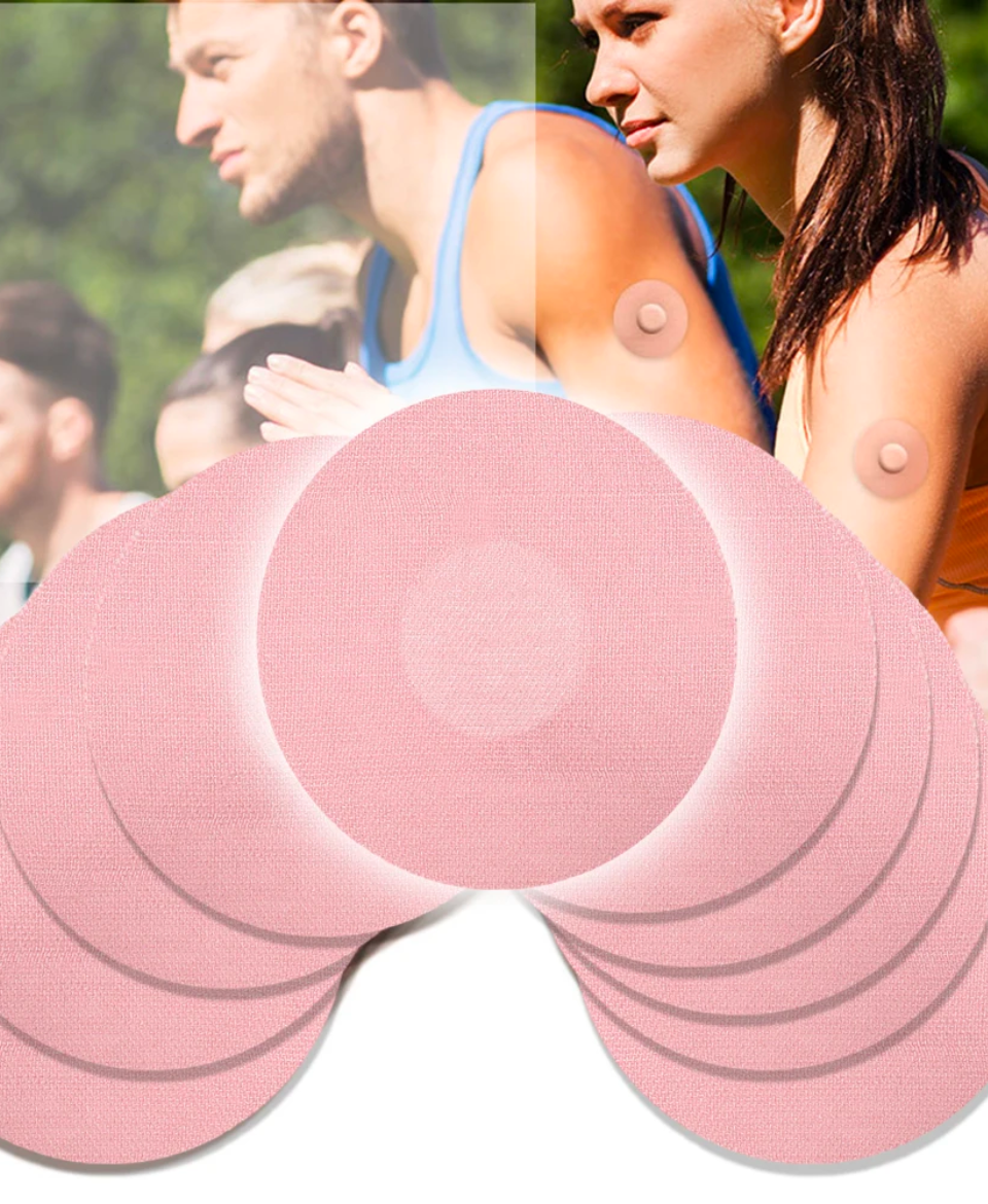 waterproof adhesive sensor patches compatible with freestyle libre — protective skin friendly covers for sports & daily wear | 20 pack