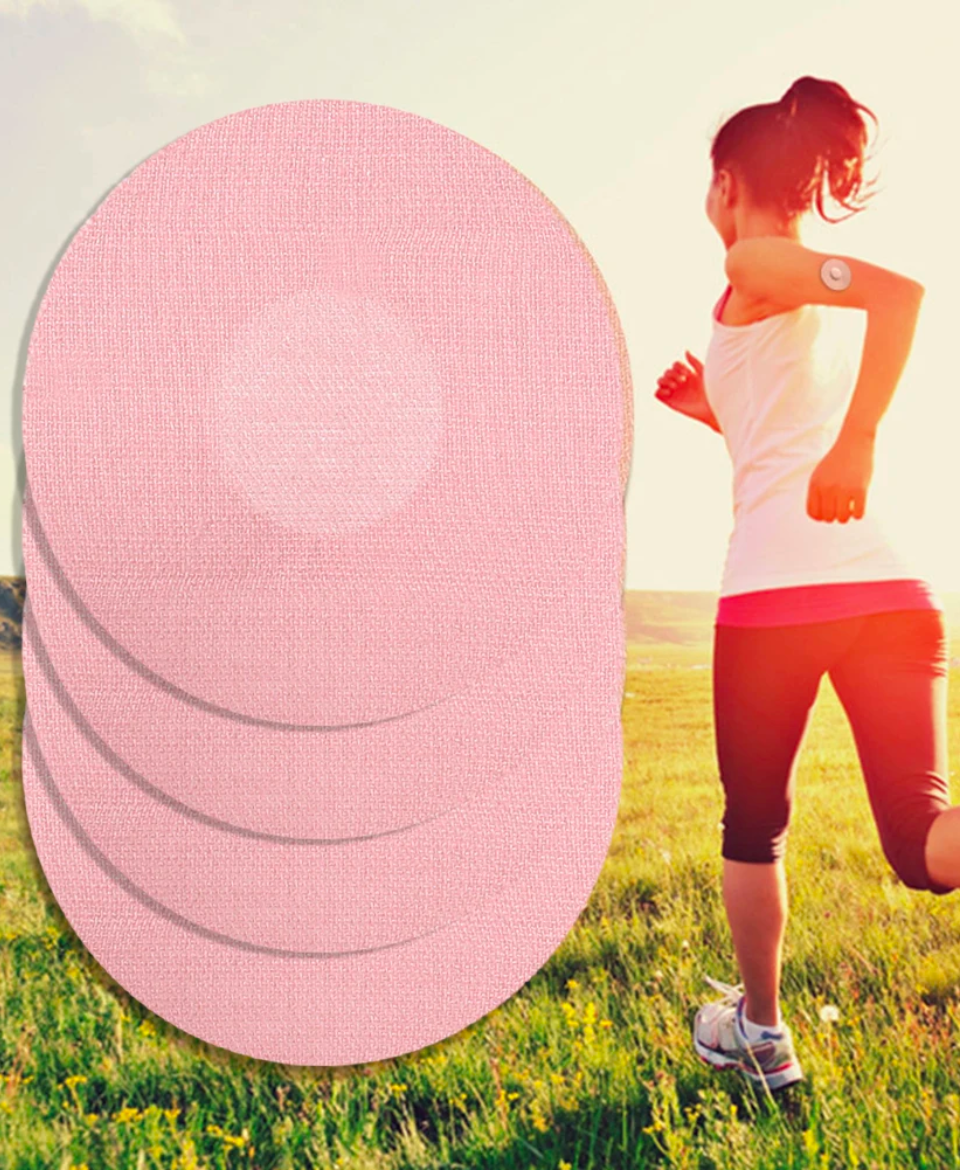 waterproof adhesive sensor patches compatible with freestyle libre — protective skin friendly covers for sports & daily wear | 20 pack2