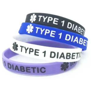 lifebetic type 1 diabetes silicone wristband